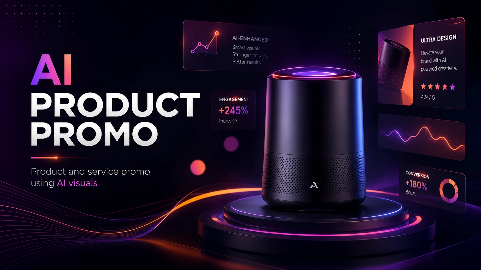 AI product promo video cover